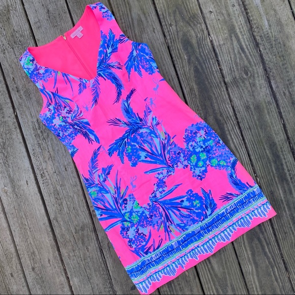Lilly Pulitzer Tiki Pink Out On a Limb Tandie Shift | Size 6 - Picture 7 of 10